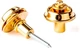 Стреплок Dunlop SLS1404G Gold Straplok Strap Retainers Flush Mount (121946) - изображение 1