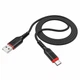 Зарядний кабель HOCO X59 Victory Type-C Cable 2.4A 1m Black - изображение 3
