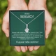 Подарок маме подарочный набор на День рождения - бижутерное ожерелье с подвеской и личным сообщением "Любимая мама" в подарочной коробке - изображение 7