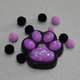 Игрушка антистресс сквиш Лапка котика, 7см, Фиолетовый - изображение 4