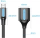 Переходник Vention USB 2.0 Micro BM --> USB AF (OTG) 0.15 м, Black PVC (CCUBB) - изображение 3