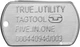 Брелок-жетон True Utility Серебристый (TU232) - изображение 2