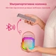 Бездротова портативна Bluetooth колонка з караоке-системою на 2 мікрофони EVIO K12 (Бежевий) - зображення 3