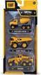Набір металевих машинок CAT Construction Little Machines Dump Truck/Cement Mixer/Grader Міні-техніка 3 шт (82273) - зображення 1