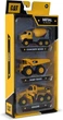 Набір металевих машинок CAT Construction Little Machines Metal Dump Truck/Cement Mixer/Grader Міні-техніка 3 шт (82273) - зображення 2
