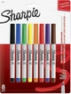 Маркеры перманентные лайнеры Sharpie Permanent Markers, Ultra Fine Point 8 шт. (37600) - изображение 1