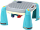 Stolik edukacyjny LEAN Toys Interaktywne pianino Kosmos Niebieski (5905991003823) - obraz 3