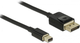 Kabel Delock Mini DisplayPort do DisplayPort kabel 8K 60 Hz DP 8K certyfikat Black 2 m (4043619849284) - obraz 1