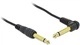 Kabel Delock Spiralny Momo Jack 6.35 mm 2 piny do męskiego mono jack Black 2 m (4043619859399) - obraz 2