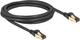 Kabel Delock sieciowy RJ45 Cat.6A męski na męski S/FTP z podstawowym kablem Cat.7 Black 2 m (4043619802494) - obraz 3