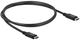 Kabel koncentryczny Delock USB4 Gen 3x2 USB Type-C męski > USB Type-C męski Black 0.8 m (4043619869794) - obraz 2