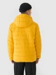 Куртка двусторонняя демисезонная с капюшоном мужская 4F Down Jacket M486 4FWAW24TDJAM486-22S M Серый/Желтый (5905700230694) - изображение 3