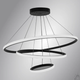 Світлодіодна люстра LATTE 75W 3R-ON/OFF-600x1100-BLACK/WHITE-220-IP20 - зображення 3