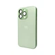 Защитный чехол-накладка AG Glass Matt Frame Color Logo для Apple iPhone 13 Pro Light Green (AGMattFrameiP13PLGreen) - изображение 1