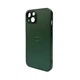 Защитный чехол-накладка AG Glass Matt Frame Color Logo для Apple iPhone 12 Cangling Green (AGMattFrameiP12Green) - изображение 1