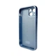 Захисний чохол-накладка AG Glass Matt Frame Color Logo для Apple iPhone 12 Sierra Blue (AGMattFrameiP12LBlue) - зображення 2