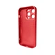 Защитный чехол-накладка AG Glass Matt Frame Color Logo для Apple iPhone 15 Pro Coke Red (AGMattFrameiP15PRed) - изображение 2