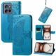 Чохол-книжка з малюнком UniCase Butterfly Pattern для Motorola Edge 50 Neo / Edge 60 Neo - Blue - зображення 4