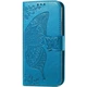 Чохол-книжка з малюнком UniCase Butterfly Pattern для Motorola Edge 50 Neo / Edge 60 Neo - Blue - зображення 5