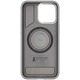 Чехол SGP PC+Leather with Magnetic Fit для Apple iPhone 15 (6.1") Grey - изображение 2