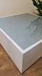 Журнальный столик Grail Grafit 640х640х250мм Серый камень + Стекло Графит (0125) - изображение 5