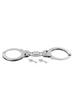 Наручники металлические Fetish Tentation Soft adjustable metal wrist cuffs Серебристые One Size - изображение 3