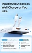 Зовнішній акумулятор повербанк power bank Remax RPP-680 20000mAh |USB/Type-C, QC/PD, 22.5W/5A| white - зображення 8