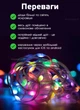 Смарт Гирлянда на usb для елки Smart Lights RGB Bluetooth + пульт, гирлянда штора, гирлянда конский хвост с регулировкой через телефон, гирлянда роса высота 2,5 м - изображение 5
