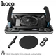 Охлаждающая подставка для ноутбука Hoco DH20 (2USB, 14"-19", 2200 об/мин., 7 углов наклона, RGB подсветка, 10 режимов, держатель для телефона) - Черный - изображение 3