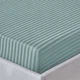 Простынь на резинке Zastelli Green stripe поликоттон 100х200+20 см Зеленая (2500001002082) - изображение 1