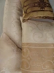 Комплект декоративных подушек Firanka Combi 40х20см 2шт 40х25см 1шт 30х30см 1шт молочные с коричневым (п_0339) - изображение 3