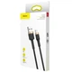 Кабель Baseus Cafule Cable USB For Lightning 1.5A 2m Gold+Black (CALKLF-CV1) - зображення 2