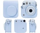 Набор Fujifilm INSTAX Mini 12 Pastel Blue голубая фотокамера мгновенной печати / картриджи 50 фото / чехол / альбом 64 фото Голубой - изображение 10
