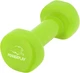 Гантели виниловые PowerPlay 4125 Achilles 3 кг 2 шт Зеленые + Резинка для фитнеса 7.5 кг (PP_4125_3kg_2in) - изображение 4