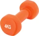 Гантели виниловые PowerPlay 4125 Achilles 4 кг 2 шт Оранжевые + Резинка для фитнеса 7.5 кг (PP_4125_4kg_2in) - изображение 3