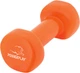 Гантели виниловые PowerPlay 4125 Achilles 4 кг 2 шт Оранжевые + Резинка для фитнеса 7.5 кг (PP_4125_4kg_2in) - изображение 4