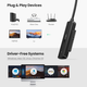 Адаптер Ugreen CM321 USB-A to 2.5-Inch SATA Converter 50cm (UGR-70609) - изображение 4