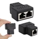 Разветвитель RJ45 8P8C экранированный с 1 на 2 гнезда витая пара Двойник RJ45 Ethernet - изображение 2