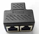 Разветвитель RJ45 8P8C экранированный с 1 на 2 гнезда витая пара Двойник RJ45 Ethernet - изображение 8