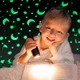Теплый светящийся в темноте плед для детей и подростков 100×150 см Magic Blanket Серый - изображение 5