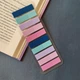 Полупрозрачные пластиковые стикеры-закладки, 5 цветов, 200 штук, стикеры для книг и блокнотов. з-044 - изображение 1