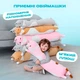 Игрушка мягкая подушка Кот Батон детская обнимашка антистресс 90 см BRS Pink - изображение 2