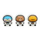 Гумка - фігурка ZiBi Space Team 60х35х32 мм 3 шт (ZB.5425.3) - зображення 5
