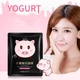 Маска тканевая йогуртовая черная Images Piggy Yogurt Refreshing Black 25г - изображение 6