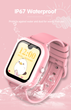 Смарт годинник-телефон дитячий Wonlex KT31 4G з камерою WI-FI GPS SIM-картою Pink (16996) - зображення 10