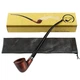Люлька для куріння CHURCHWARDEN KAF218 з довгим акриловим мундштуком з дерева груші - зображення 5