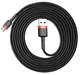 Кабель Baseus USB - Micro-USB 2м двухсторонний микро 1.5A Cafule Black/Red (CAMKLF-C91) - изображение 4