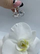 Серебряные классические серьги с большим кубическим цирокнием. 925 Харьков Цепь - изображение 3