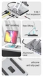 Док-станція 9в1 для планшета/ Steam Deck|iPad|Android (HDMI 4K/Ethernet/ 3хUSB 3.0/ USB-C 100W/3.5мм/SD/TF) - зображення 7