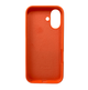 Защитный чехол-накладка Silicone Full Case AA Open Cam для Apple iPhone 16 Orange (FullOpeAAi16-52) - изображение 2